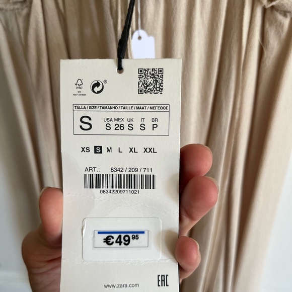 Zara Cream Maxi Dress - Picture 9 of 10